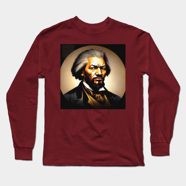 FACES OF FREDERICK DOUGLASS 7 Long Sleeve T-Shirt by truthtopower